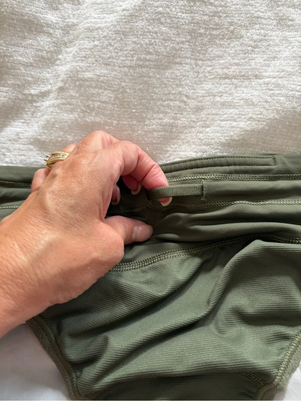 lululemon athletica Olive Camo Running Shorts